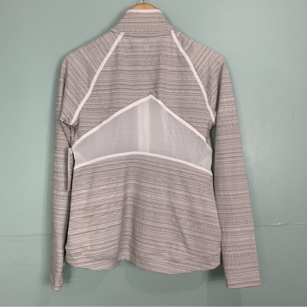 Athleta Elation Jacket Qual Medium 291952 Powervita Cream - Picture 8 of 10